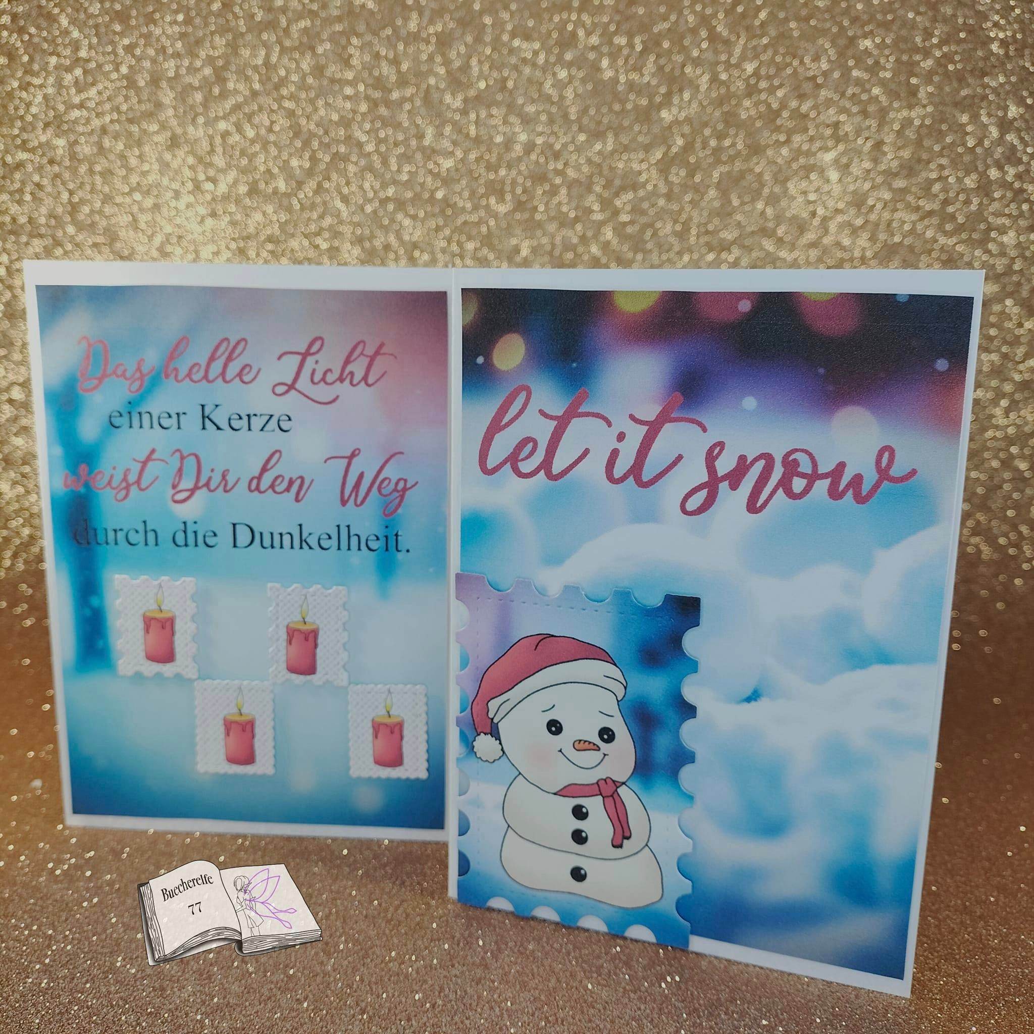 Digiset Fridolin der Schneemann, Digistamp, Digipaper, Plotterdatei, Sublimation - Sewando