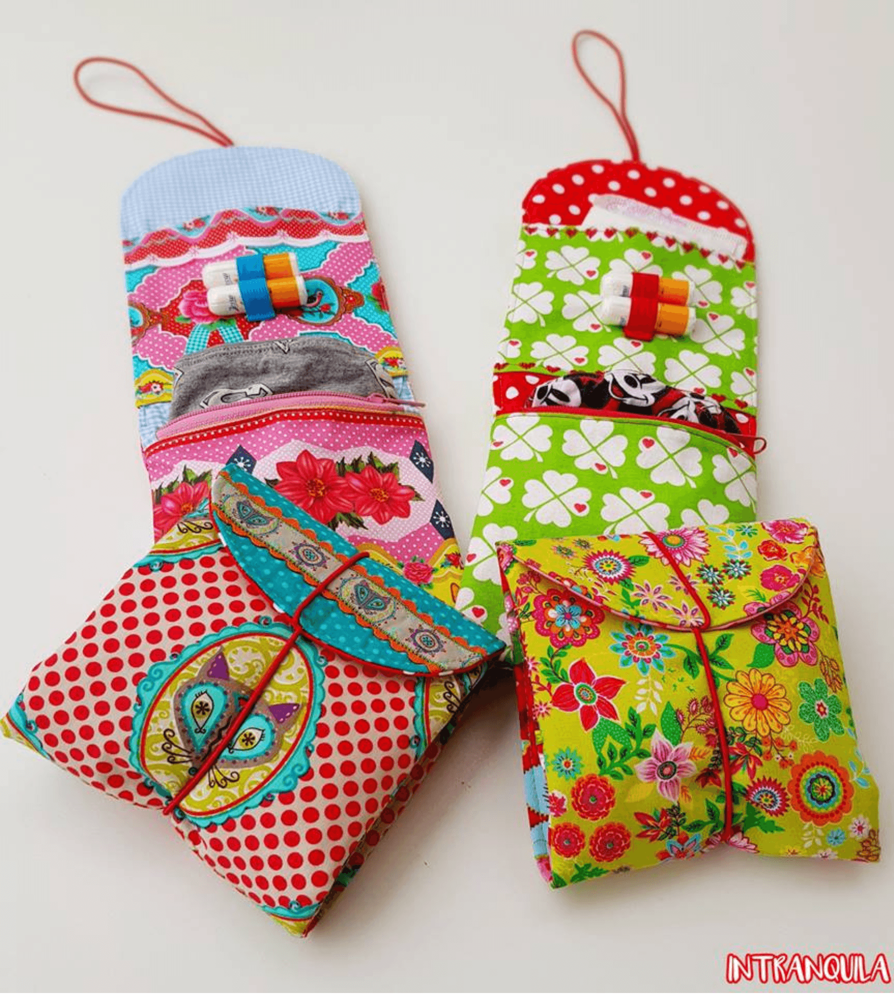 Schnittmuster Täschchen Periodensystem - Begleiter für die Tage der Tage - Sewando