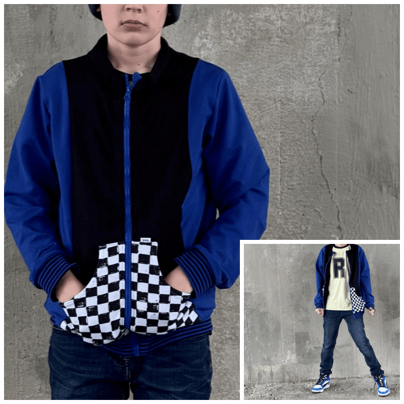 Schnittmuster Bounce Jacke Gr. 80 bis 152 - Sewando