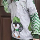 Schnittmuster Hoodie Schräger Vogel Gr. 74-140 - Sewando