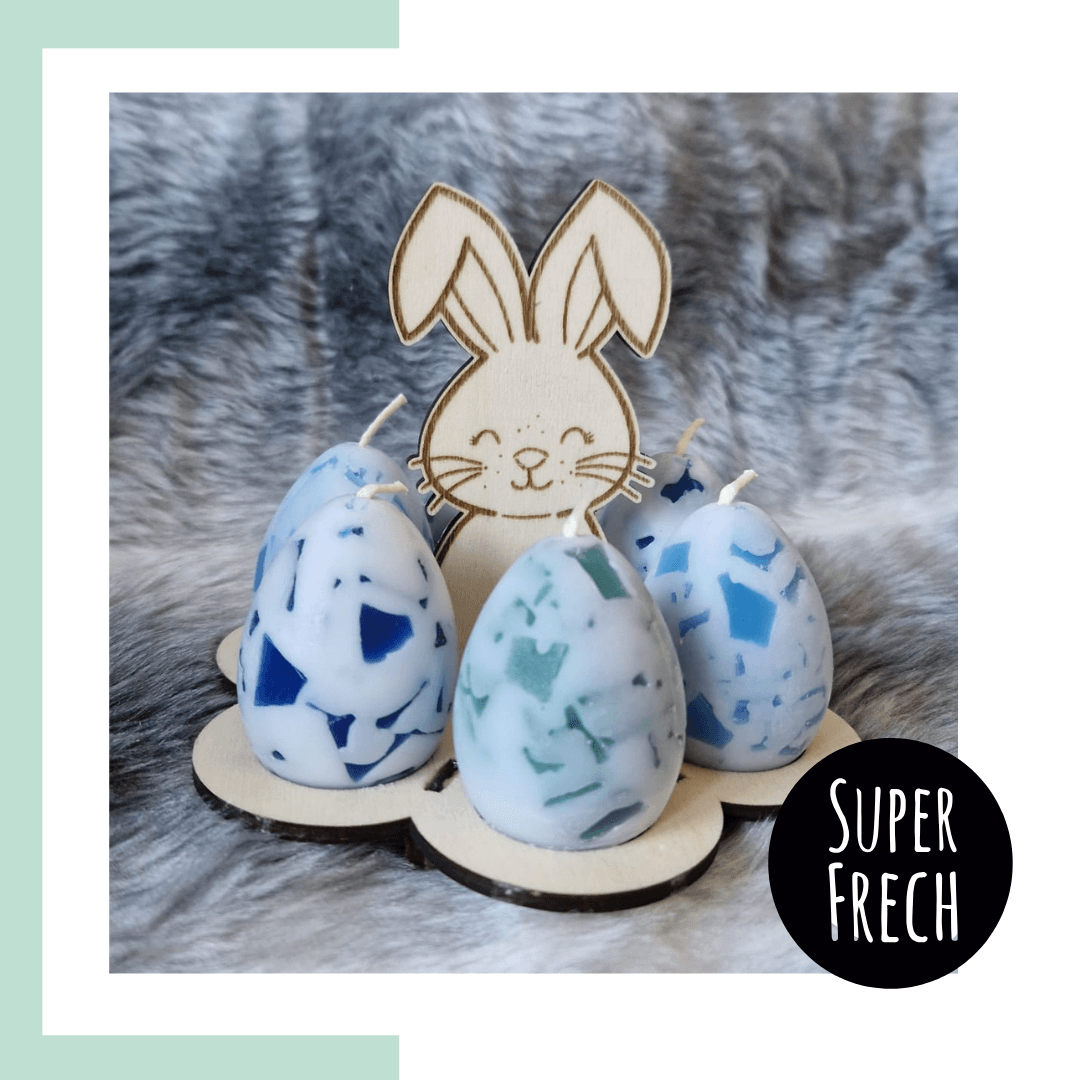 Laserdatei - Eierteller mit Hase - Sewando