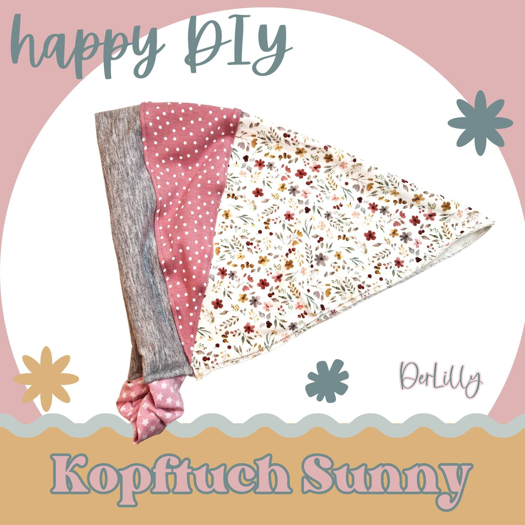 Nähanleitung Kopftuch Sunny - Sewando