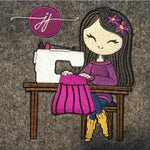 Mädchen Stickdatei – Nähglück und Herzenskunst für deine Stickmaschine - Sewando