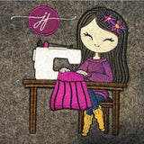 Mädchen Stickdatei – Nähglück und Herzenskunst für deine Stickmaschine - Sewando