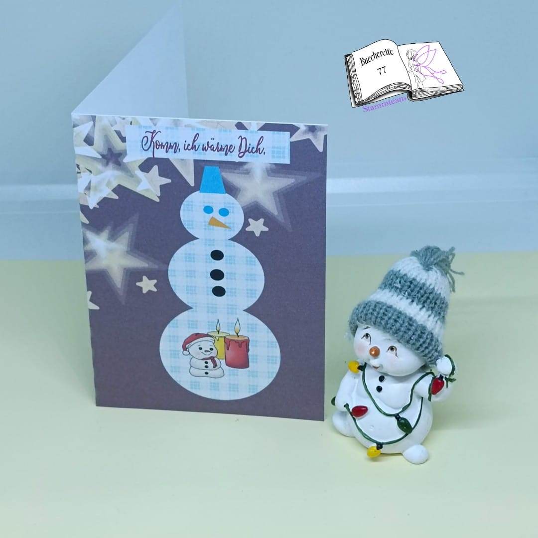 Digiset Fridolin der Schneemann, Digistamp, Digipaper, Plotterdatei, Sublimation - Sewando