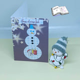 Digiset Fridolin der Schneemann, Digistamp, Digipaper, Plotterdatei, Sublimation - Sewando