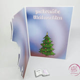 Digiset Speedy die Weihnachtsmaus, Plotterdatei, Sublimation, Digistamp, Digipaper - Sewando