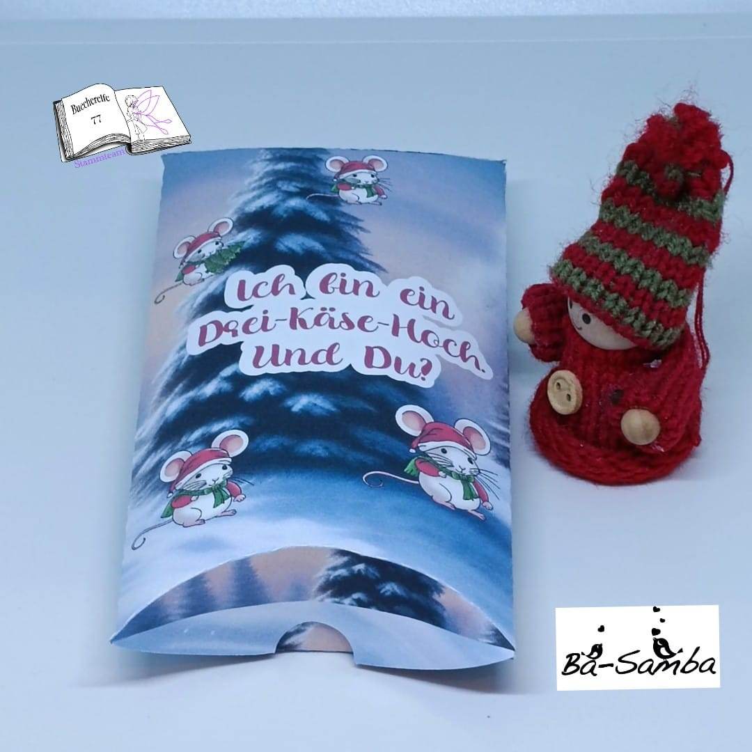 Digiset Speedy die Weihnachtsmaus, Plotterdatei, Sublimation, Digistamp, Digipaper - Sewando