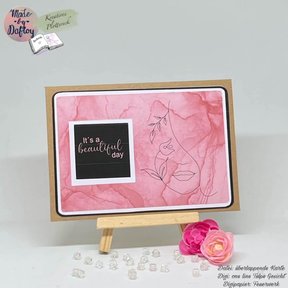 Digistamp Tulpen Gesicht Plotterdatei, Sublimation, Drucken, ! - Sewando