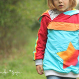 Big Herbstwind & Frühlingssonne Anorak, Windbreaker, Drüberzieh-Hoodie für 105cm-140cm Körpergröße - Sewando