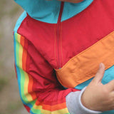 Big Herbstwind & Frühlingssonne Anorak, Windbreaker, Drüberzieh-Hoodie für 105cm-140cm Körpergröße - Sewando