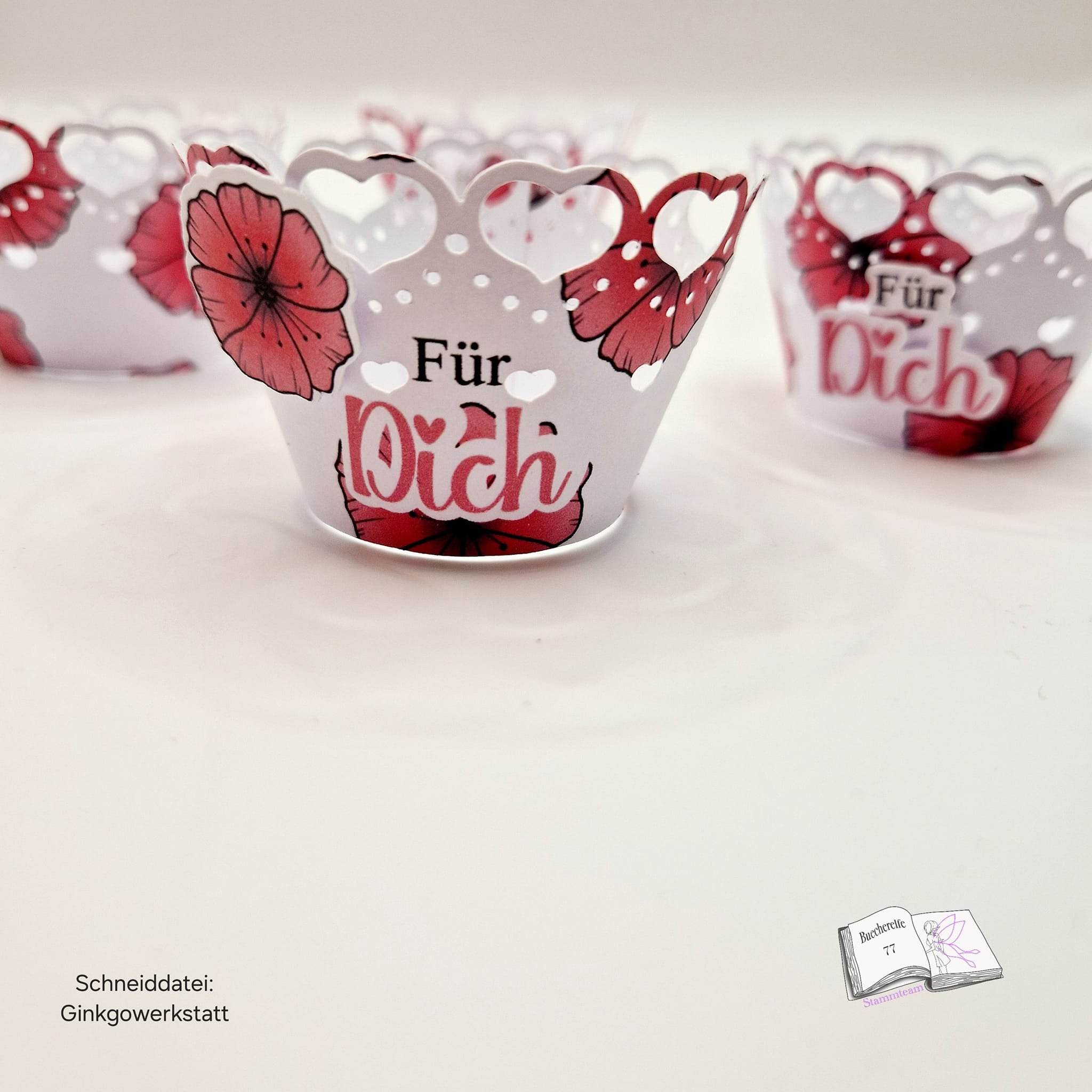 Digiset Blütengesteck, Digistamp, Digipaper, Plotterdatei, Sublimation, Druck - Sewando