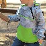 Big Herbstwind & Frühlingssonne Anorak, Windbreaker, Drüberzieh-Hoodie für 105cm-140cm Körpergröße - Sewando