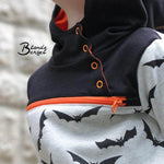 Big Herbstwind & Frühlingssonne Anorak, Windbreaker, Drüberzieh-Hoodie für 105cm-140cm Körpergröße - Sewando