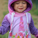 Big Swoodie Troyer, Hoodie, Knopfpullover für 105cm-140cm Körpergröße - Sewando