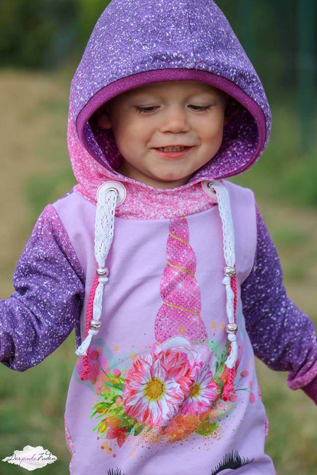 Big Swoodie Troyer, Hoodie, Knopfpullover für 105cm-140cm Körpergröße - Sewando