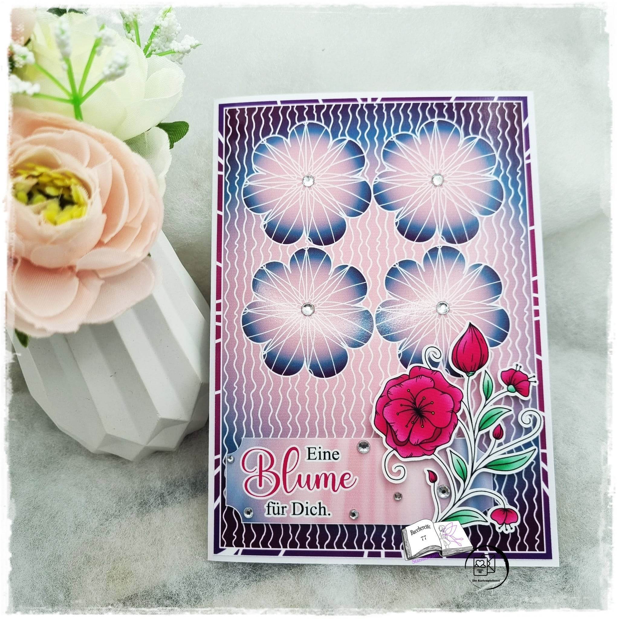 Digiset und Plott Blumenast, Plotterdatei, Sublimation, Digistamp, Digipaper - Sewando