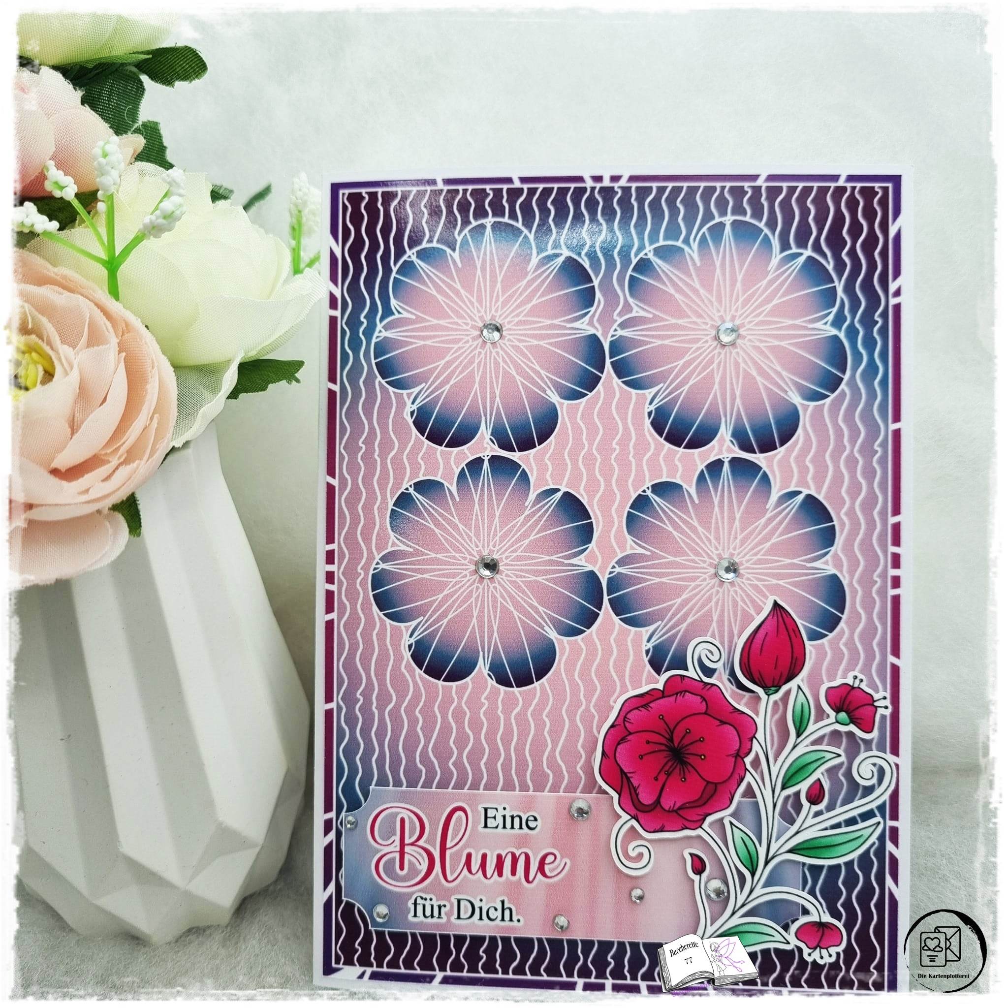 Digiset und Plott Blumenast, Plotterdatei, Sublimation, Digistamp, Digipaper - Sewando