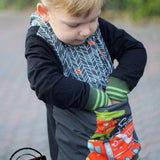 Big Swoodie Troyer, Hoodie, Knopfpullover für 105cm-140cm Körpergröße - Sewando