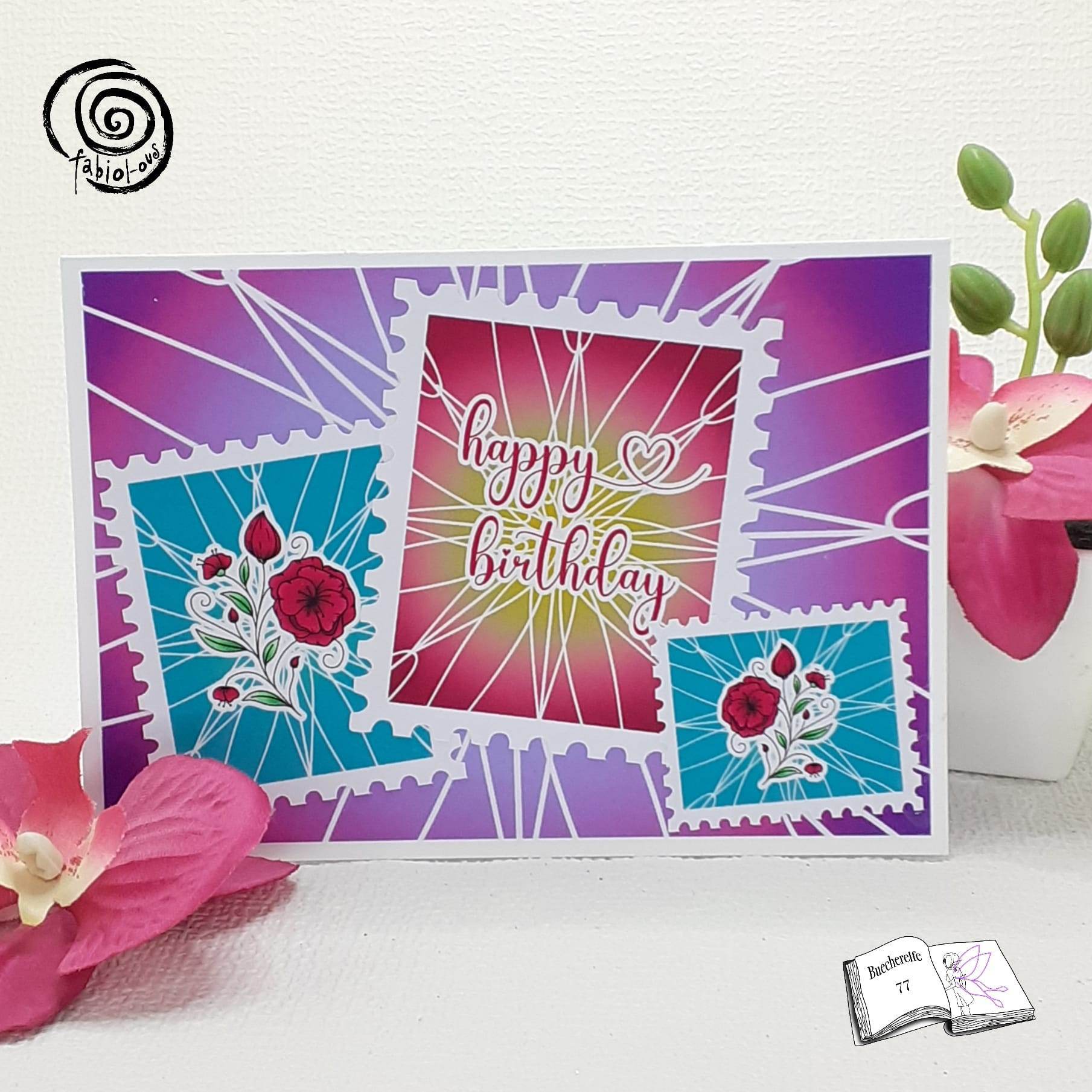 Digiset und Plott Blumenast, Plotterdatei, Sublimation, Digistamp, Digipaper - Sewando