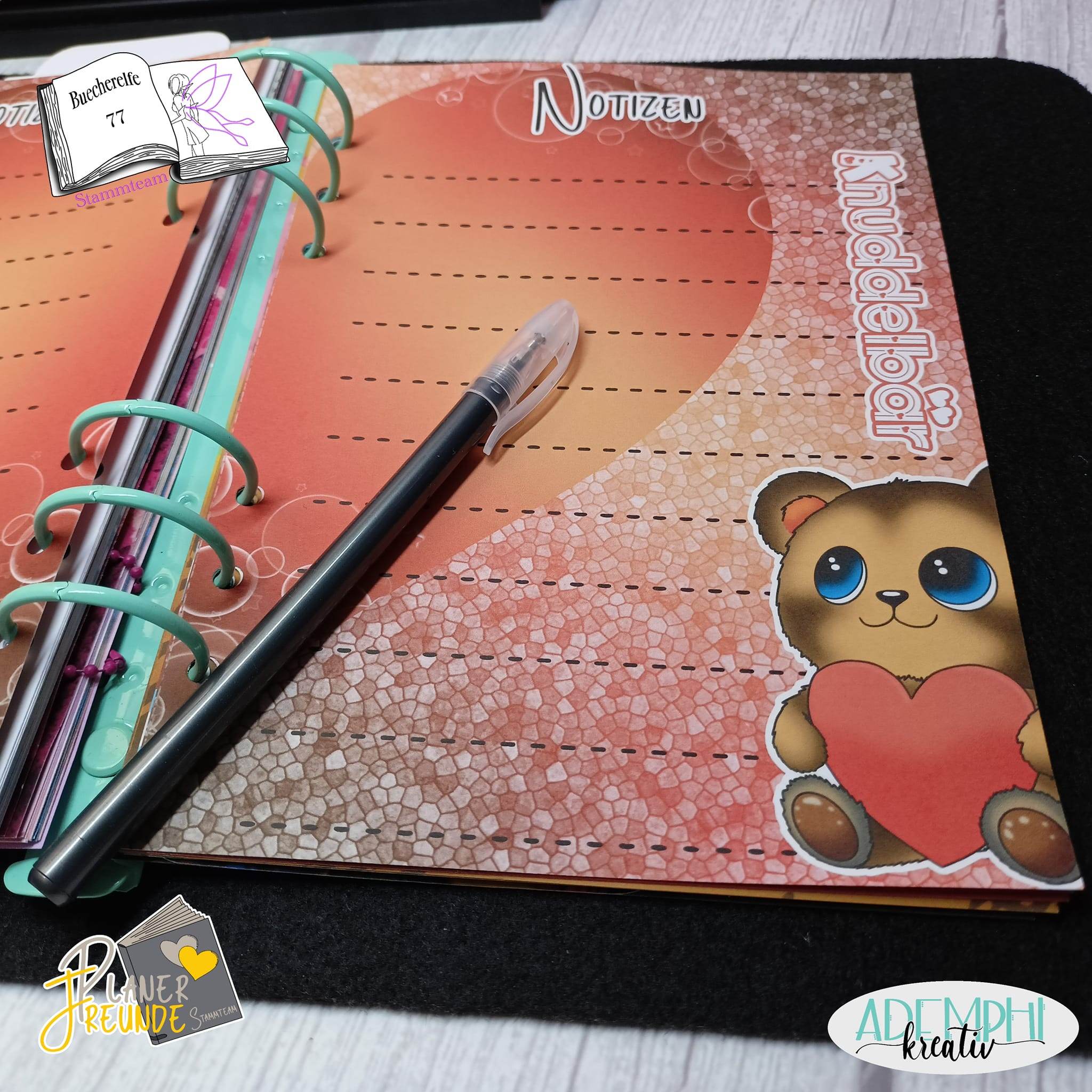 Digiset Herzteddy, Plotten, Sublimation, Drucken, Digistamp - Sewando