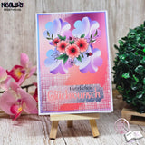 Digiset Blütengesteck, Digistamp, Digipaper, Plotterdatei, Sublimation, Druck - Sewando