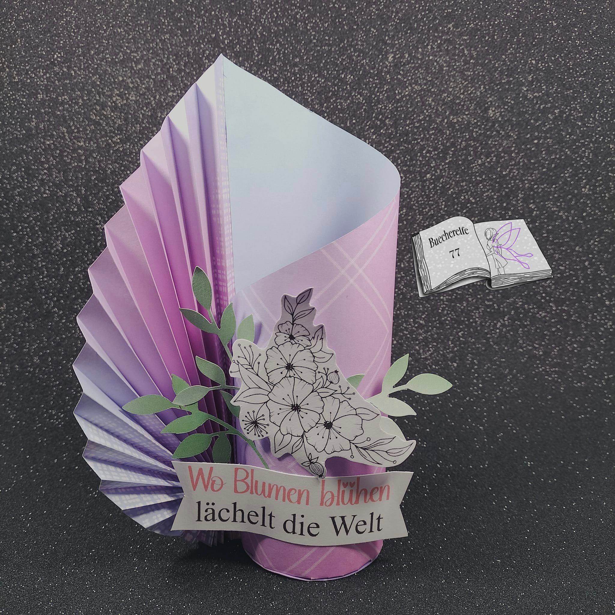 Digiset Blütengesteck, Digistamp, Digipaper, Plotterdatei, Sublimation, Druck - Sewando