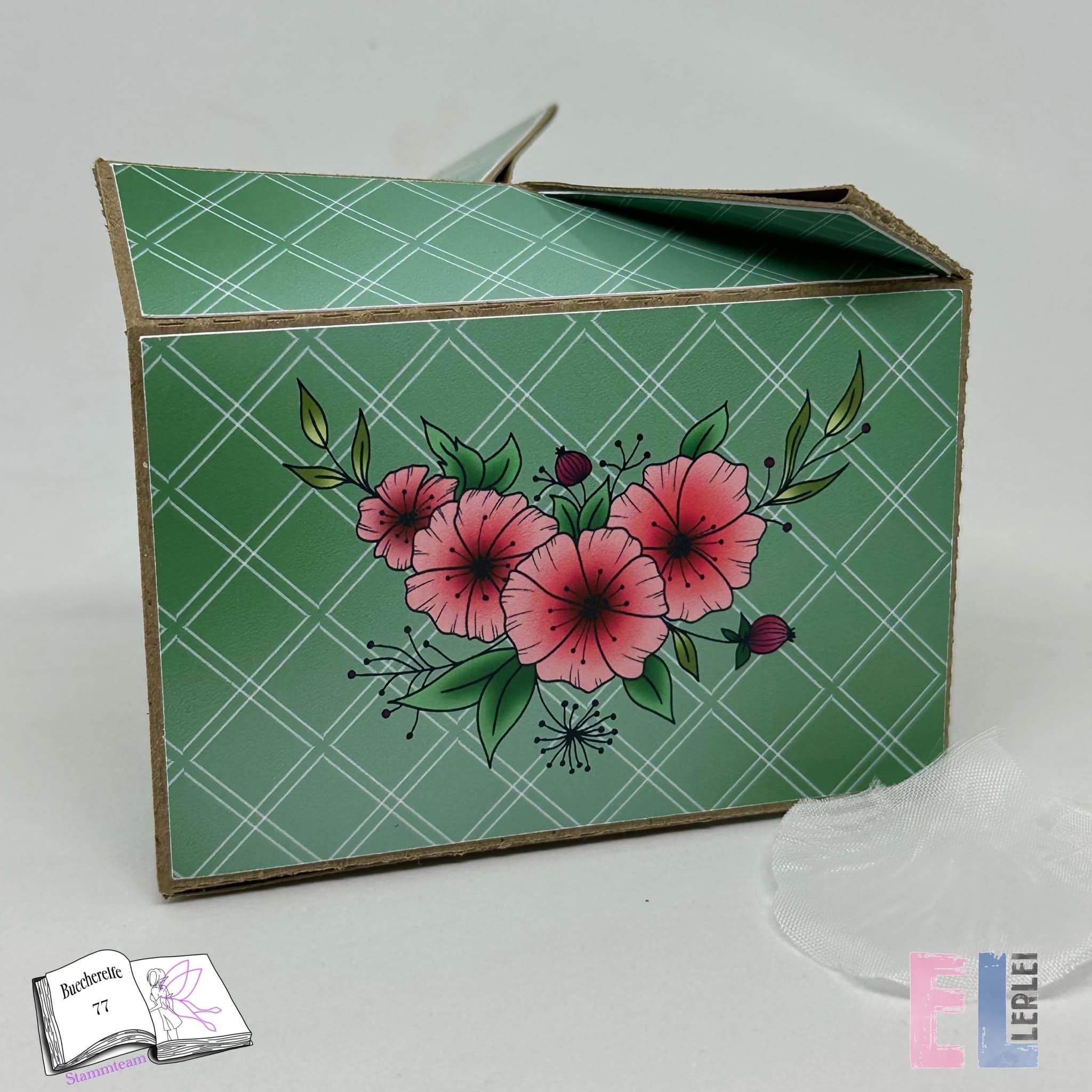 Digiset Blütengesteck, Digistamp, Digipaper, Plotterdatei, Sublimation, Druck - Sewando