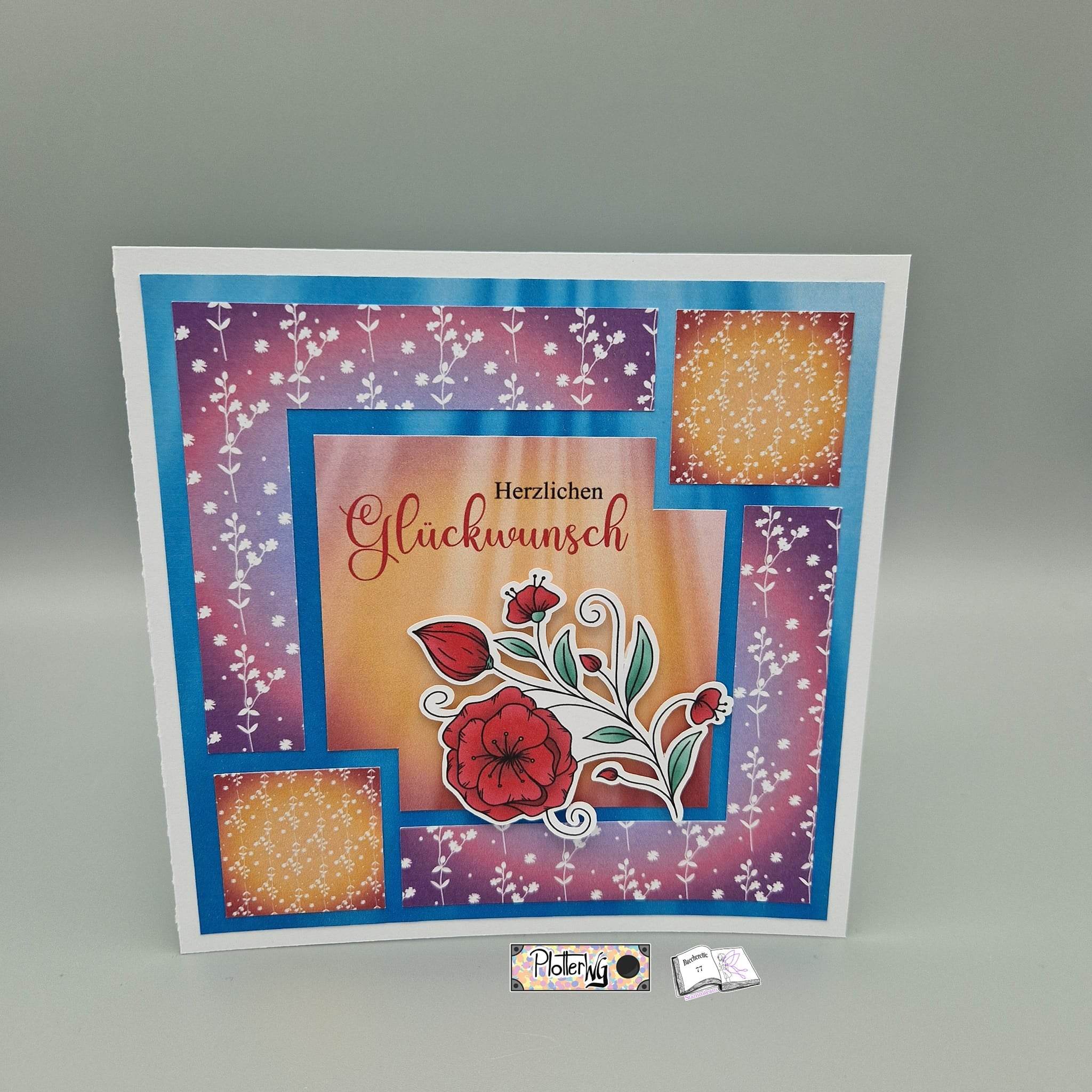 Digiset und Plott Blumenast, Plotterdatei, Sublimation, Digistamp, Digipaper - Sewando