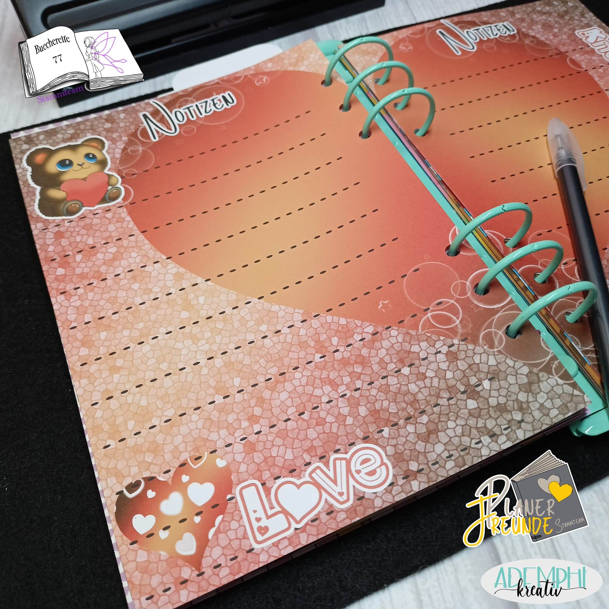 Digiset Herzteddy, Plotten, Sublimation, Drucken, Digistamp - Sewando