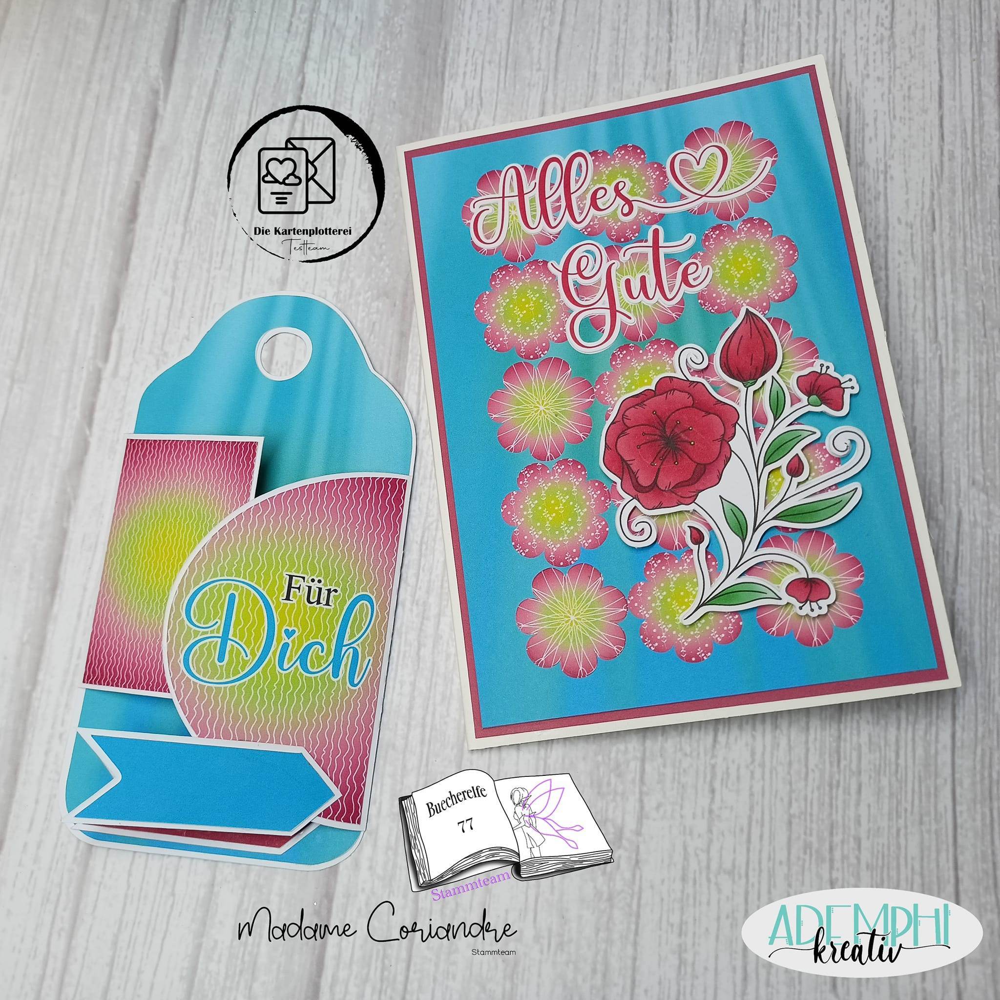 Digiset und Plott Blumenast, Plotterdatei, Sublimation, Digistamp, Digipaper - Sewando