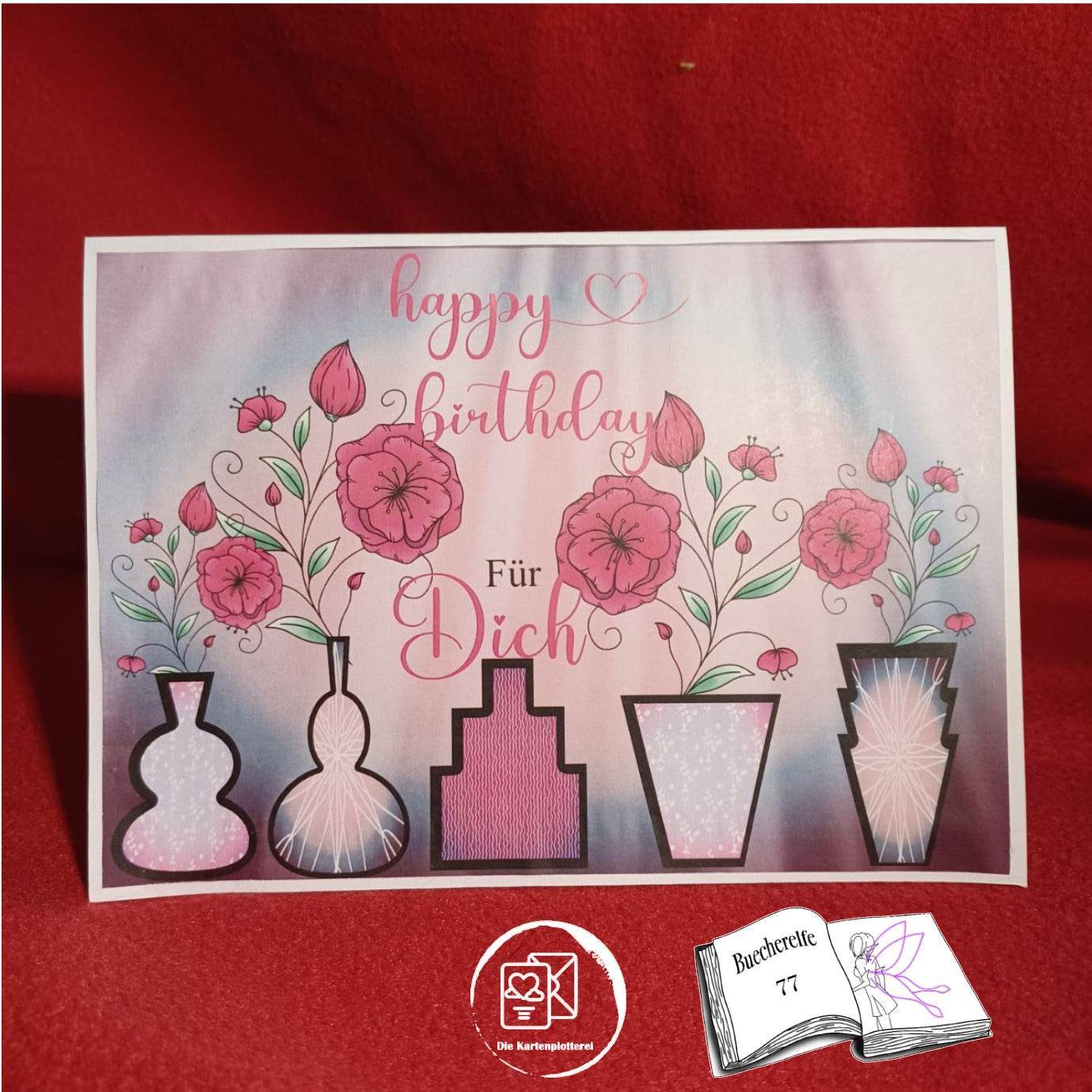 Digiset und Plott Blumenast, Plotterdatei, Sublimation, Digistamp, Digipaper - Sewando