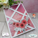 Digiset Blütengesteck, Digistamp, Digipaper, Plotterdatei, Sublimation, Druck - Sewando