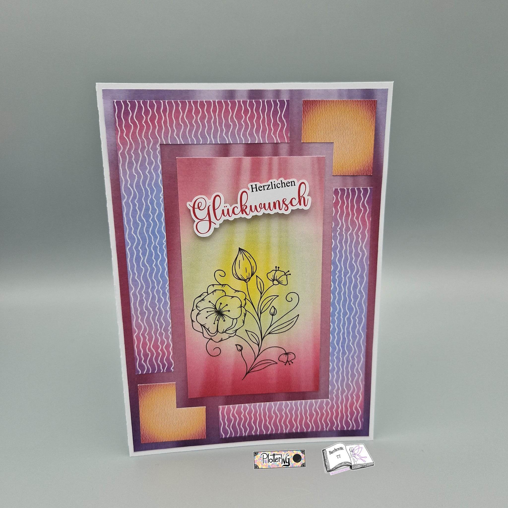 Digiset und Plott Blumenast, Plotterdatei, Sublimation, Digistamp, Digipaper - Sewando