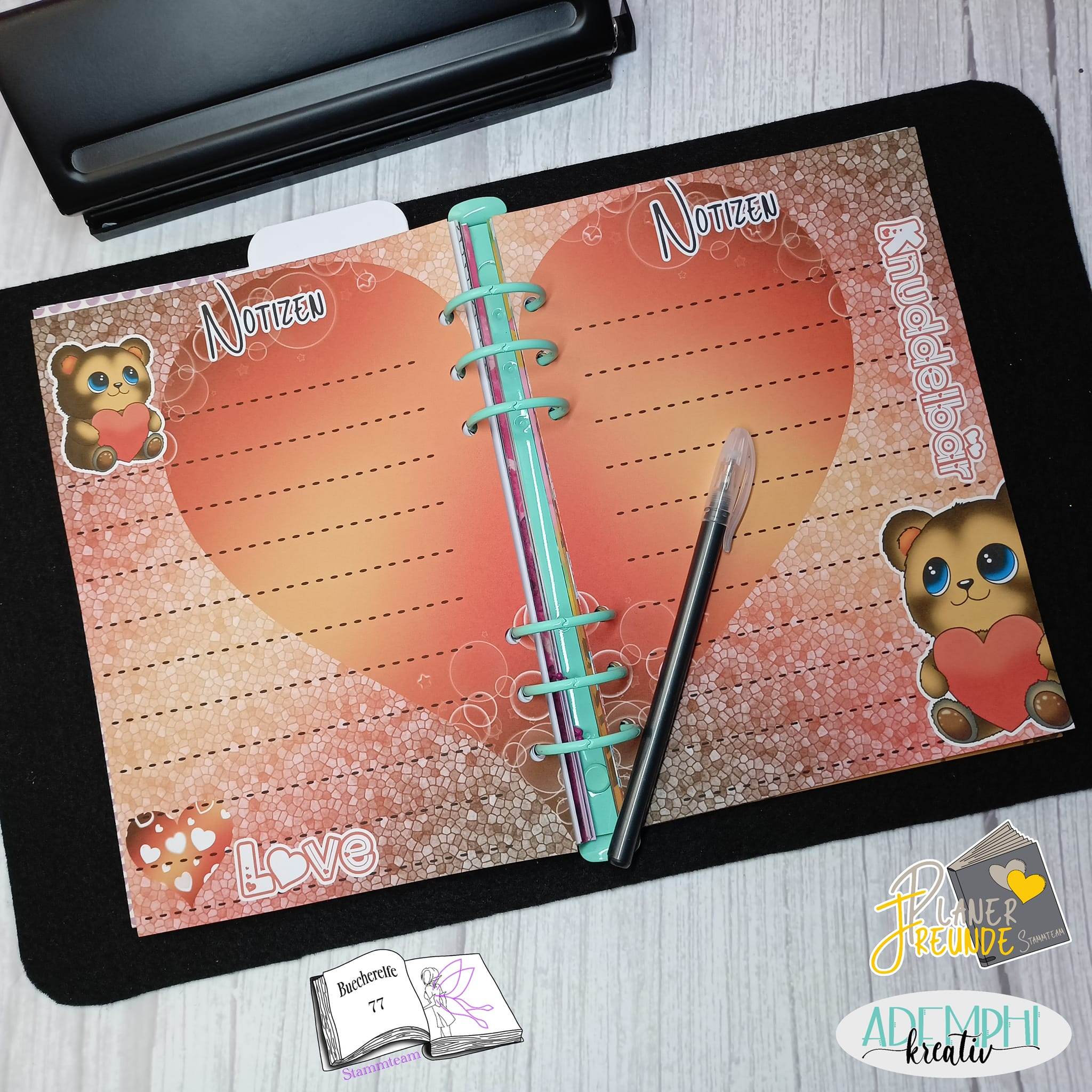 Digiset Herzteddy, Plotten, Sublimation, Drucken, Digistamp - Sewando