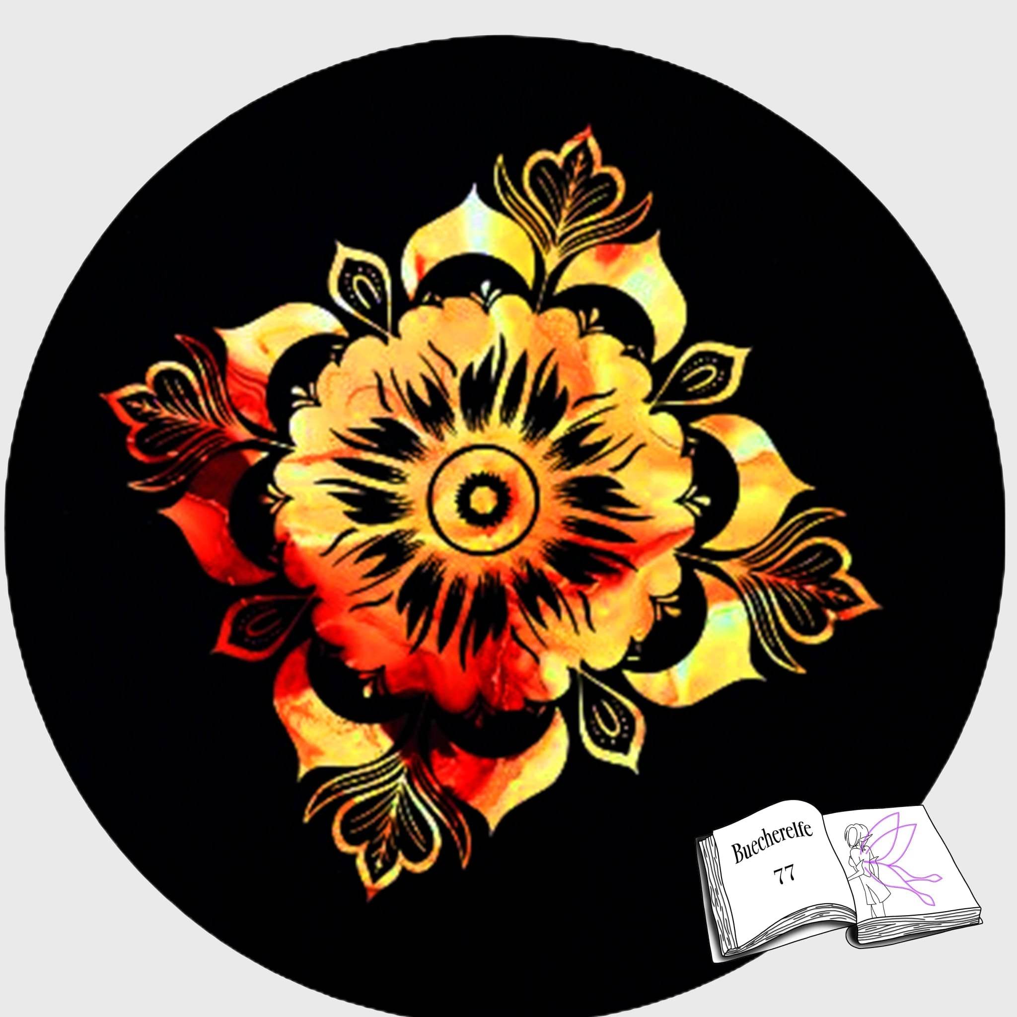 Plotterdatei Sonnenblumenmandala, Sublimation, Digistamp, Digipaper - Sewando