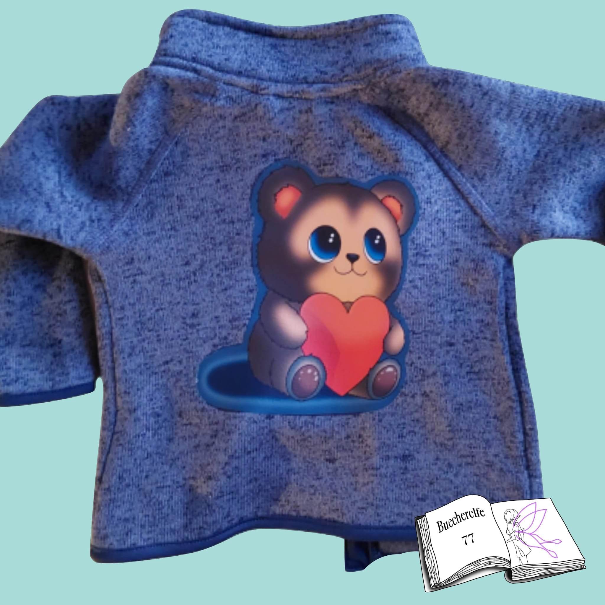 Digiset Herzteddy, Plotten, Sublimation, Drucken, Digistamp - Sewando