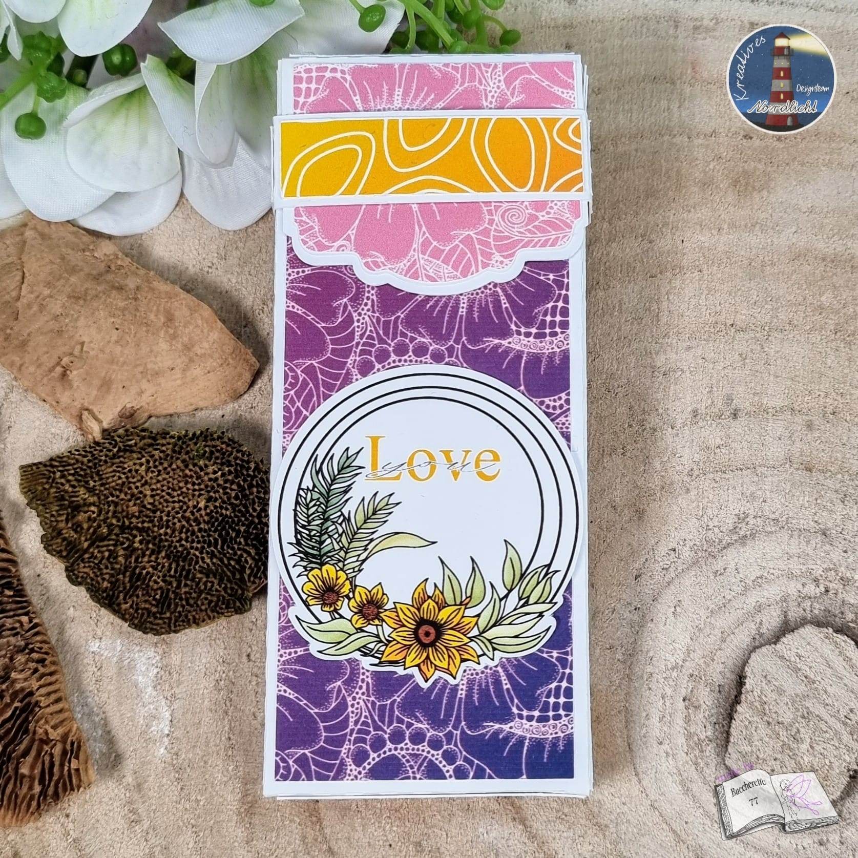 Digiset Blütenkreis, Digistamp, Digipaper, Plotterdatei, Sublimation, Druck - Sewando