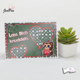 Digiset Herzteddy, Plotten, Sublimation, Drucken, Digistamp - Sewando