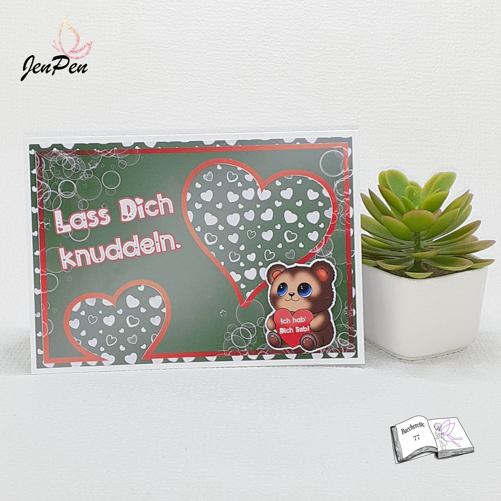 Digiset Herzteddy, Plotten, Sublimation, Drucken, Digistamp - Sewando