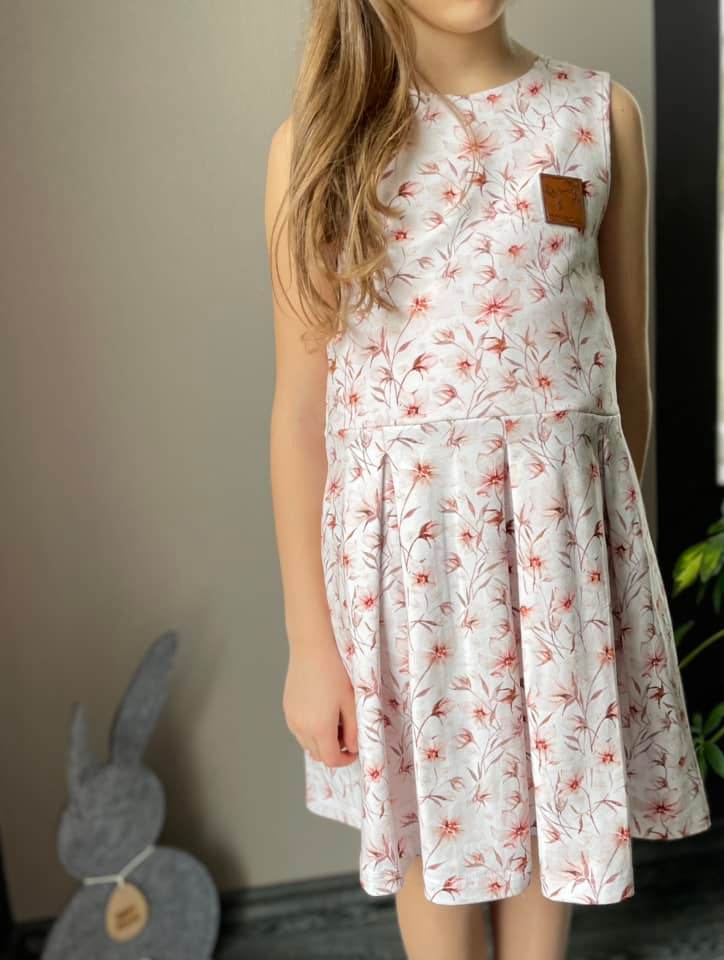 Schnittmuster Faltenzauber für dehnbare Stoffe - Kleid | PDF-Download | Größen 86-152 - Sewando