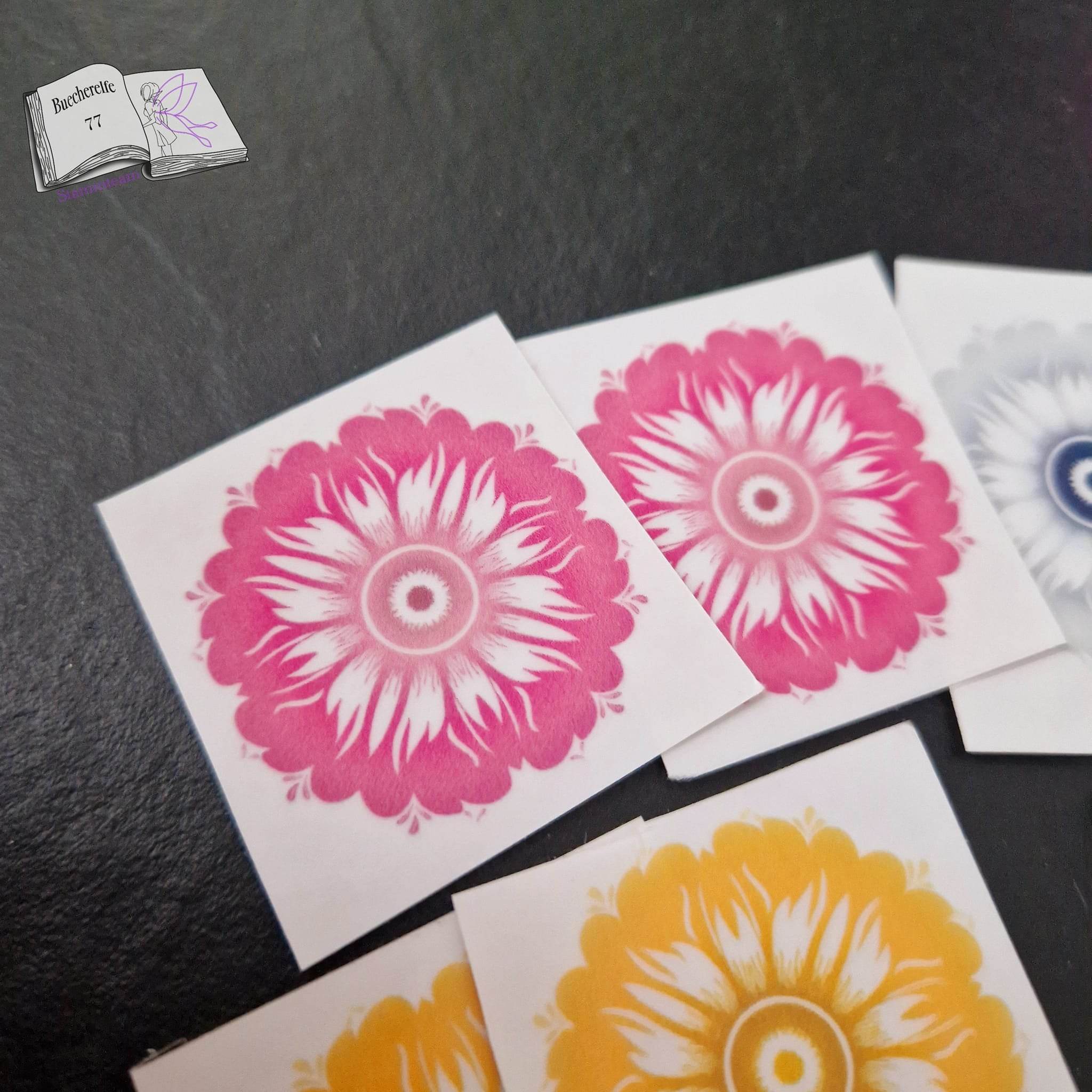 Plotterdatei Sonnenblumenmandala, Sublimation, Digistamp, Digipaper - Sewando