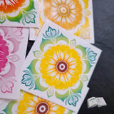Plotterdatei Sonnenblumenmandala, Sublimation, Digistamp, Digipaper - Sewando