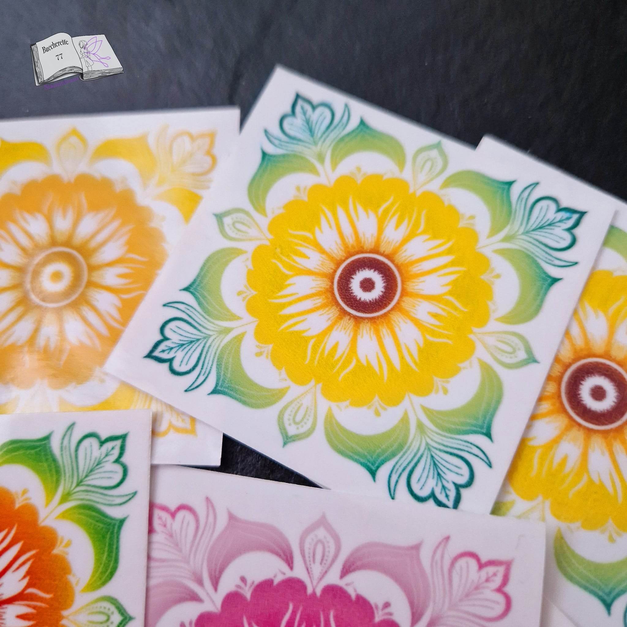 Digiset und Plott Sonnenblumenmandala, Plotterdatei, Sublimation, Digistamp, Digipaper - Sewando