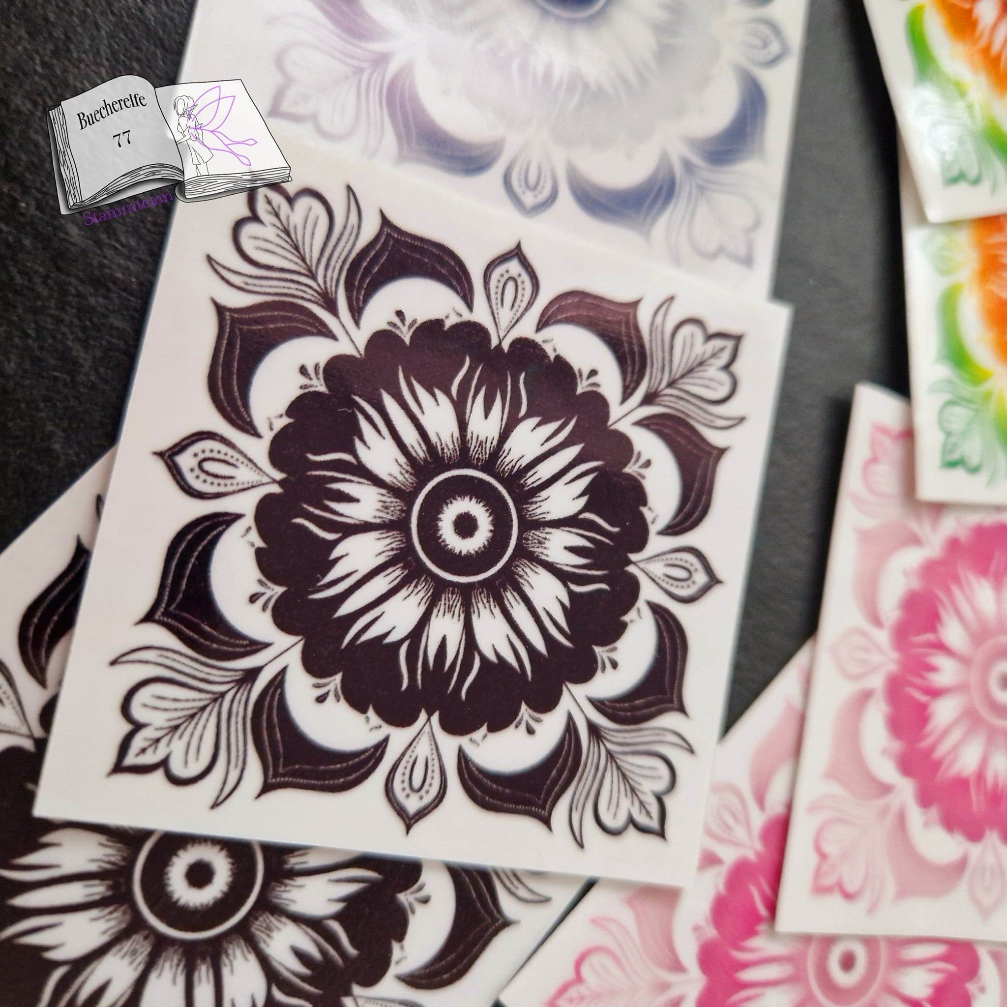 Plotterdatei Sonnenblumenmandala, Sublimation, Digistamp, Digipaper - Sewando