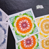 Digiset und Plott Sonnenblumenmandala, Plotterdatei, Sublimation, Digistamp, Digipaper - Sewando