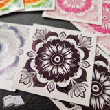 Plotterdatei Sonnenblumenmandala, Sublimation, Digistamp, Digipaper - Sewando
