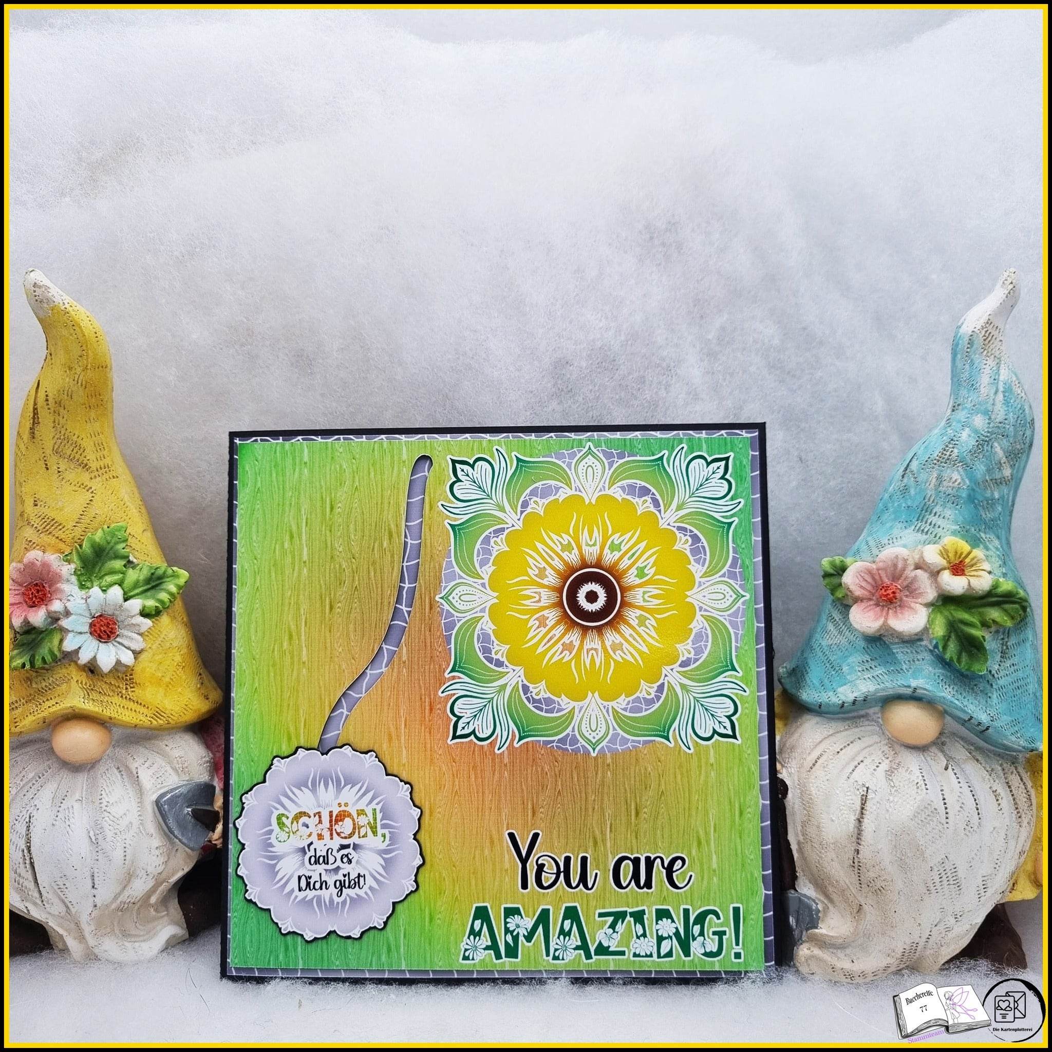 Plotterdatei Sonnenblumenmandala, Sublimation, Digistamp, Digipaper - Sewando