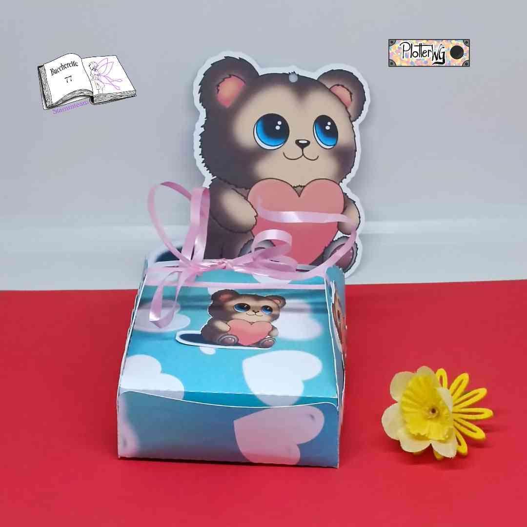 Digiset Herzteddy, Plotten, Sublimation, Drucken, Digistamp - Sewando
