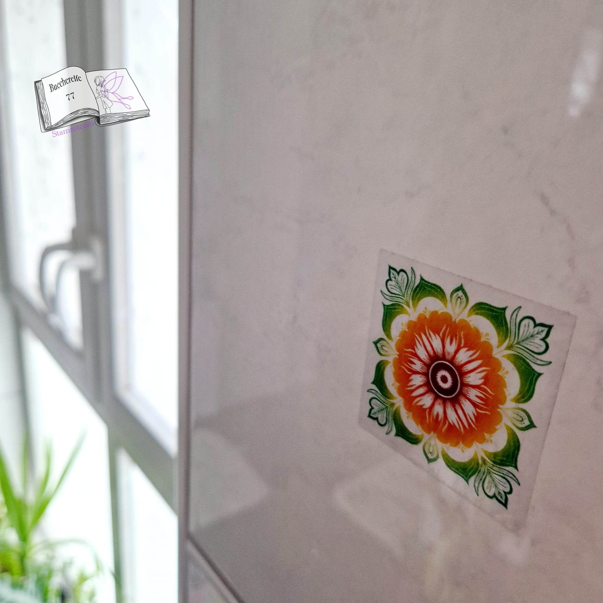 Plotterdatei Sonnenblumenmandala, Sublimation, Digistamp, Digipaper - Sewando